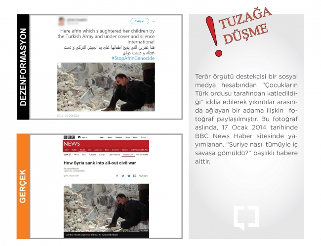 YPG/PKK'nın 'Afrin' yalanları tek tek deşifre edildi